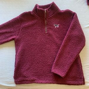 PINK Sherpa sweater